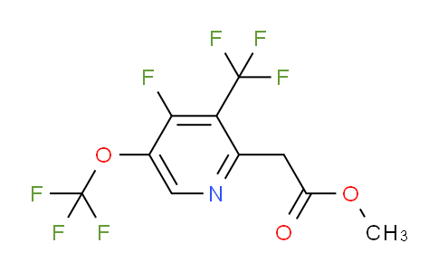 AM161190 | 1804622-06-7 | Methyl 4-fluoro-5-(trifluoromethoxy)-3-(trifluoromethyl)pyridine-2-acetate
