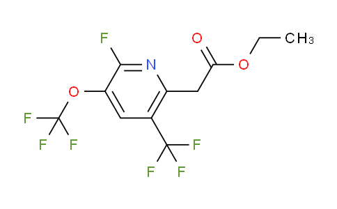 AM161203 | 1806723-45-4 | Ethyl 2-fluoro-3-(trifluoromethoxy)-5-(trifluoromethyl)pyridine-6-acetate