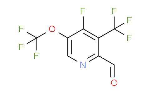 4-Fluoro-5-(trifluoromethoxy)-3-(trifluoromethyl)pyridine-2-carboxaldehyde