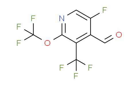 AM161205 | 1804749-66-3 | 5-Fluoro-2-(trifluoromethoxy)-3-(trifluoromethyl)pyridine-4-carboxaldehyde