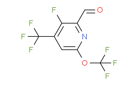3-Fluoro-6-(trifluoromethoxy)-4-(trifluoromethyl)pyridine-2-carboxaldehyde