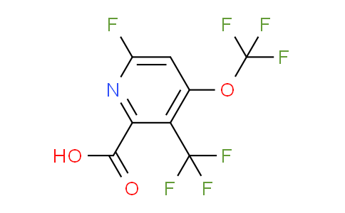 AM161212 | 1803667-24-4 | 6-Fluoro-4-(trifluoromethoxy)-3-(trifluoromethyl)pyridine-2-carboxylic acid