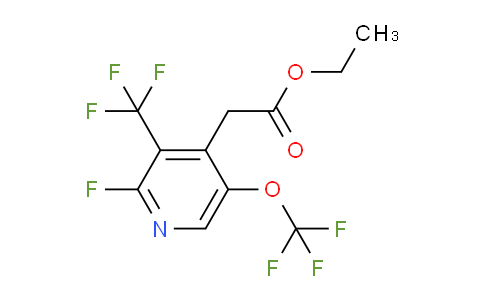 AM161214 | 1804741-80-7 | Ethyl 2-fluoro-5-(trifluoromethoxy)-3-(trifluoromethyl)pyridine-4-acetate