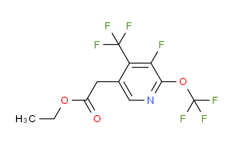 AM161221 | 1804477-02-8 | Ethyl 3-fluoro-2-(trifluoromethoxy)-4-(trifluoromethyl)pyridine-5-acetate