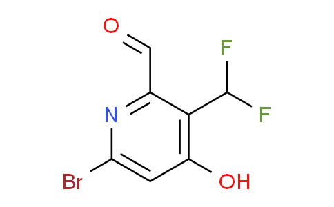 6-Bromo-3-(difluoromethyl)-4-hydroxypyridine-2-carboxaldehyde