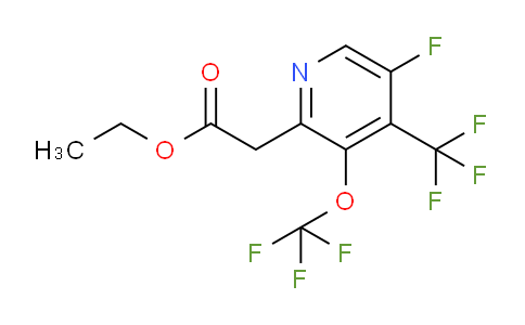 AM161230 | 1806264-12-9 | Ethyl 5-fluoro-3-(trifluoromethoxy)-4-(trifluoromethyl)pyridine-2-acetate