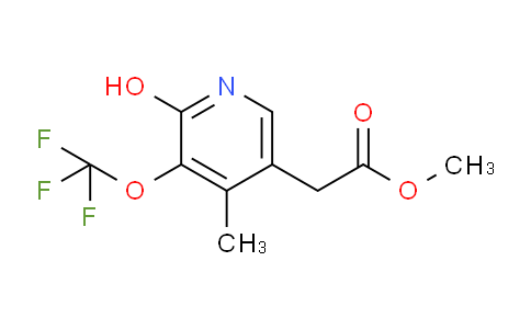 Methyl 2-hydroxy-4-methyl-3-(trifluoromethoxy)pyridine-5-acetate