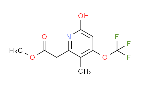 AM161234 | 1803693-10-8 | Methyl 6-hydroxy-3-methyl-4-(trifluoromethoxy)pyridine-2-acetate