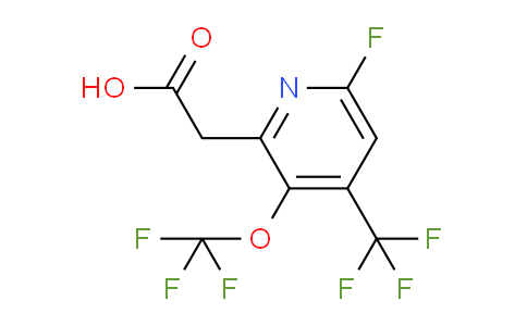 6-Fluoro-3-(trifluoromethoxy)-4-(trifluoromethyl)pyridine-2-acetic acid