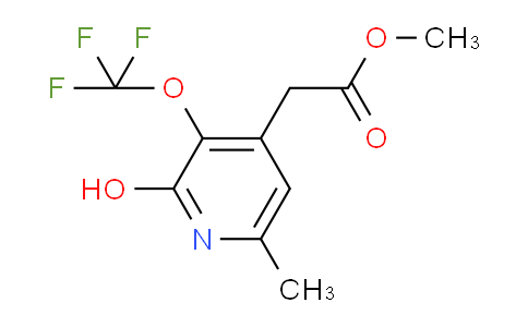 Methyl 2-hydroxy-6-methyl-3-(trifluoromethoxy)pyridine-4-acetate