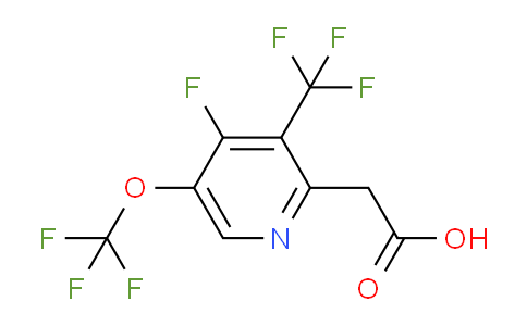 AM161255 | 1804339-82-9 | 4-Fluoro-5-(trifluoromethoxy)-3-(trifluoromethyl)pyridine-2-acetic acid