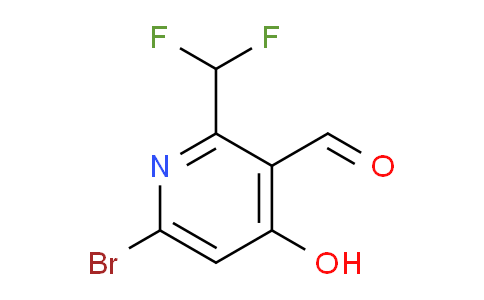 6-Bromo-2-(difluoromethyl)-4-hydroxypyridine-3-carboxaldehyde