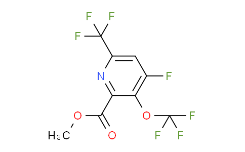 AM161275 | 1806722-43-9 | Methyl 4-fluoro-3-(trifluoromethoxy)-6-(trifluoromethyl)pyridine-2-carboxylate