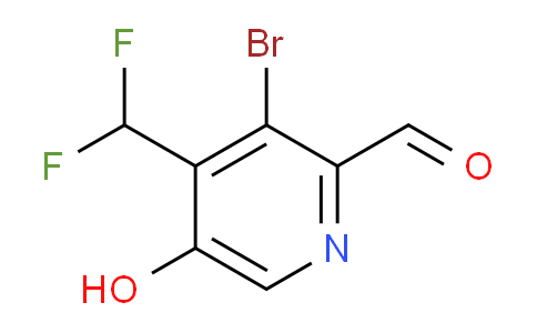 AM16128 | 1806068-11-0 | 3-Bromo-4-(difluoromethyl)-5-hydroxypyridine-2-carboxaldehyde