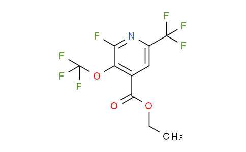 Ethyl 2-fluoro-3-(trifluoromethoxy)-6-(trifluoromethyl)pyridine-4-carboxylate