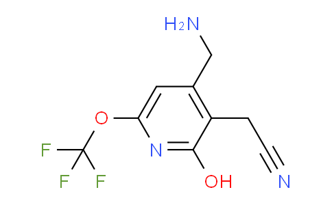 4-(Aminomethyl)-2-hydroxy-6-(trifluoromethoxy)pyridine-3-acetonitrile