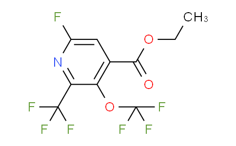 AM161293 | 1806262-56-5 | Ethyl 6-fluoro-3-(trifluoromethoxy)-2-(trifluoromethyl)pyridine-4-carboxylate