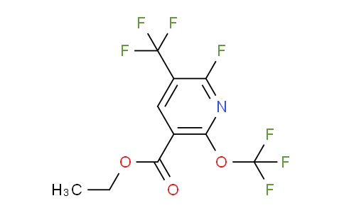 AM161294 | 1806262-68-9 | Ethyl 2-fluoro-6-(trifluoromethoxy)-3-(trifluoromethyl)pyridine-5-carboxylate