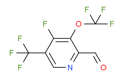 AM161308 | 1804628-64-5 | 4-Fluoro-3-(trifluoromethoxy)-5-(trifluoromethyl)pyridine-2-carboxaldehyde