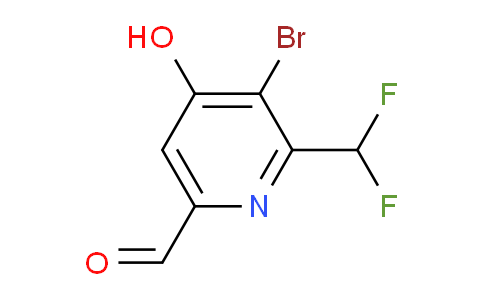 AM16131 | 1805171-90-7 | 3-Bromo-2-(difluoromethyl)-4-hydroxypyridine-6-carboxaldehyde