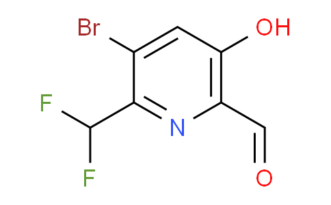 AM16132 | 1806993-22-5 | 3-Bromo-2-(difluoromethyl)-5-hydroxypyridine-6-carboxaldehyde