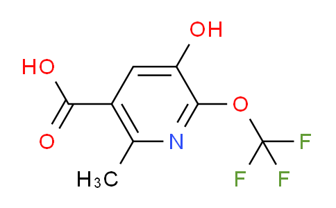 3-Hydroxy-6-methyl-2-(trifluoromethoxy)pyridine-5-carboxylic acid