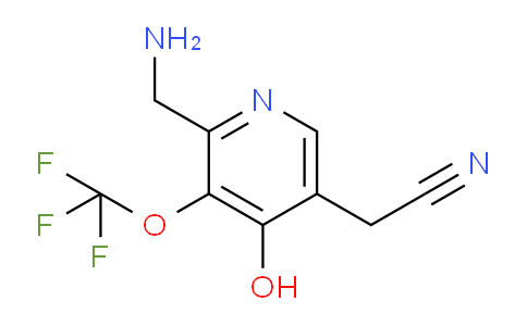 2-(Aminomethyl)-4-hydroxy-3-(trifluoromethoxy)pyridine-5-acetonitrile