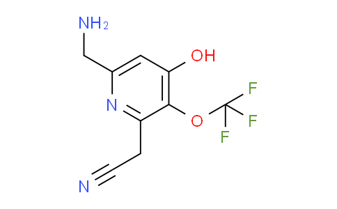 6-(Aminomethyl)-4-hydroxy-3-(trifluoromethoxy)pyridine-2-acetonitrile