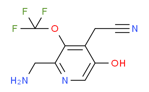 2-(Aminomethyl)-5-hydroxy-3-(trifluoromethoxy)pyridine-4-acetonitrile