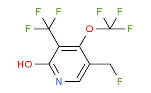 5-(Fluoromethyl)-2-hydroxy-4-(trifluoromethoxy)-3-(trifluoromethyl)pyridine