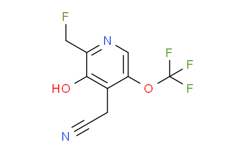 2-(Fluoromethyl)-3-hydroxy-5-(trifluoromethoxy)pyridine-4-acetonitrile