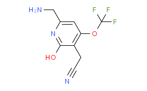 6-(Aminomethyl)-2-hydroxy-4-(trifluoromethoxy)pyridine-3-acetonitrile