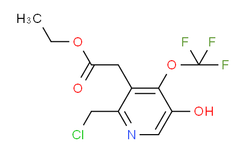 AM161380 | 1803968-44-6 | Ethyl 2-(chloromethyl)-5-hydroxy-4-(trifluoromethoxy)pyridine-3-acetate