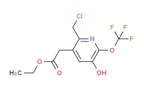 AM161383 | 1804724-75-1 | Ethyl 2-(chloromethyl)-5-hydroxy-6-(trifluoromethoxy)pyridine-3-acetate
