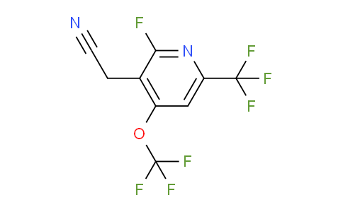 AM161411 | 1806027-45-1 | 2-Fluoro-4-(trifluoromethoxy)-6-(trifluoromethyl)pyridine-3-acetonitrile