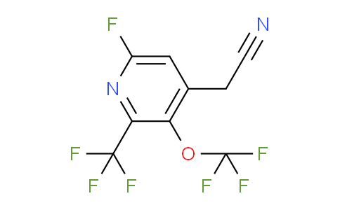 AM161418 | 1804476-65-0 | 6-Fluoro-3-(trifluoromethoxy)-2-(trifluoromethyl)pyridine-4-acetonitrile