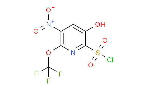 3-Hydroxy-5-nitro-6-(trifluoromethoxy)pyridine-2-sulfonyl chloride