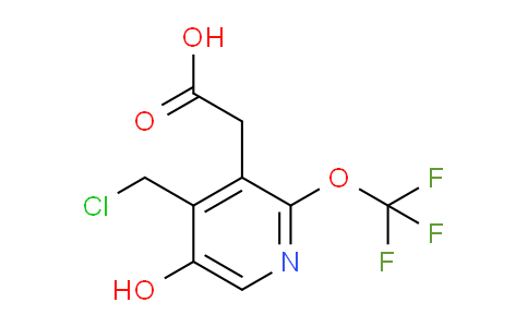 4-(Chloromethyl)-5-hydroxy-2-(trifluoromethoxy)pyridine-3-acetic acid