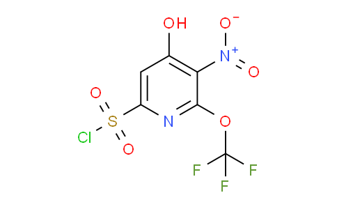 4-Hydroxy-3-nitro-2-(trifluoromethoxy)pyridine-6-sulfonyl chloride