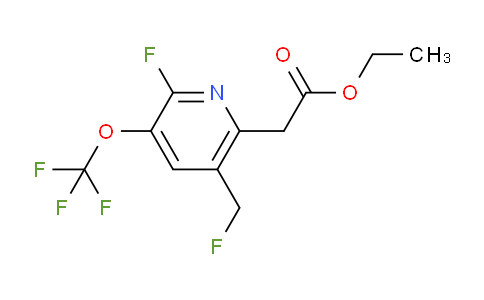AM161438 | 1804476-07-0 | Ethyl 2-fluoro-5-(fluoromethyl)-3-(trifluoromethoxy)pyridine-6-acetate