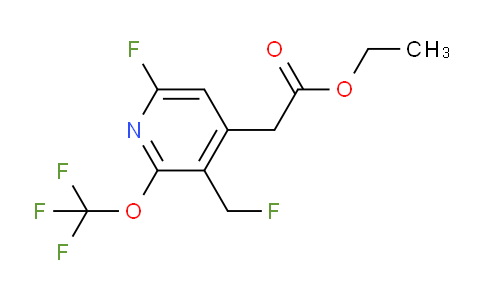 AM161439 | 1804764-16-6 | Ethyl 6-fluoro-3-(fluoromethyl)-2-(trifluoromethoxy)pyridine-4-acetate
