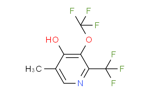 AM161441 | 1804758-29-9 | 4-Hydroxy-5-methyl-3-(trifluoromethoxy)-2-(trifluoromethyl)pyridine