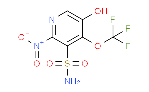 5-Hydroxy-2-nitro-4-(trifluoromethoxy)pyridine-3-sulfonamide