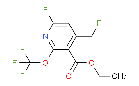 AM161454 | 1804765-91-0 | Ethyl 6-fluoro-4-(fluoromethyl)-2-(trifluoromethoxy)pyridine-3-carboxylate