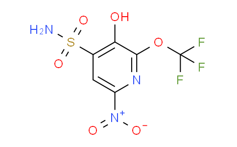 3-Hydroxy-6-nitro-2-(trifluoromethoxy)pyridine-4-sulfonamide