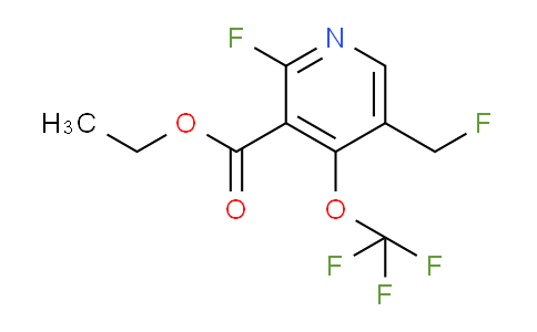 Ethyl 2-fluoro-5-(fluoromethyl)-4-(trifluoromethoxy)pyridine-3-carboxylate
