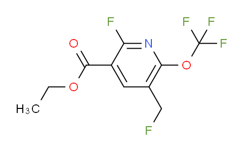 Ethyl 2-fluoro-5-(fluoromethyl)-6-(trifluoromethoxy)pyridine-3-carboxylate