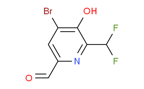 AM16147 | 1804886-61-0 | 4-Bromo-2-(difluoromethyl)-3-hydroxypyridine-6-carboxaldehyde