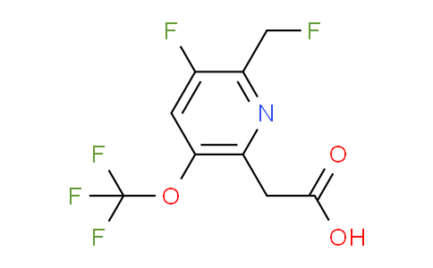 AM161476 | 1803683-81-9 | 3-Fluoro-2-(fluoromethyl)-5-(trifluoromethoxy)pyridine-6-acetic acid