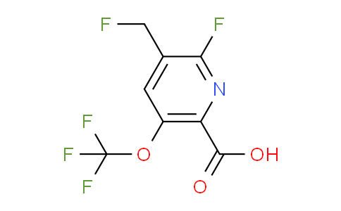 AM161502 | 1803657-30-8 | 2-Fluoro-3-(fluoromethyl)-5-(trifluoromethoxy)pyridine-6-carboxylic acid